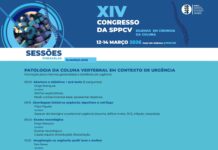 Sessão paralela “Patologia da Coluna na Urgência” no XIV Congresso da SPPCV