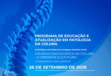 SPPCV dedica programa à cirurgia endoscópica da coluna